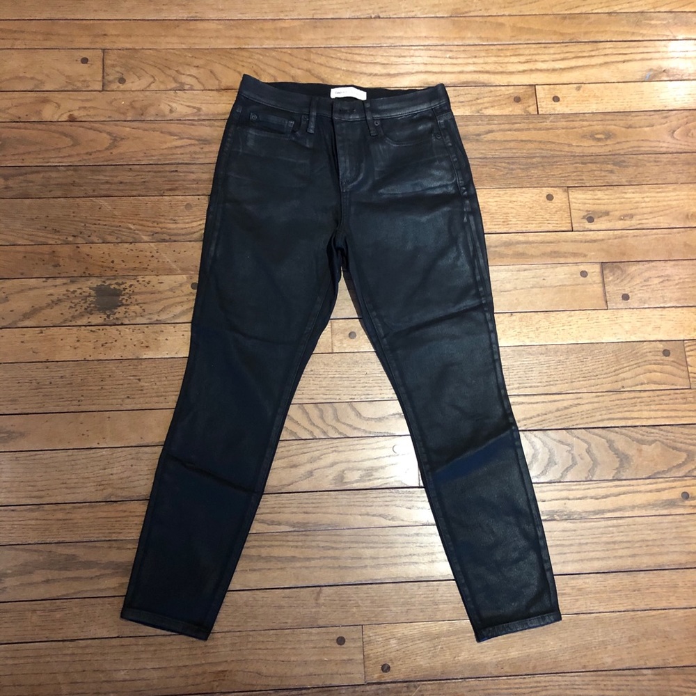 Gap Women’s Black Coated Jeans